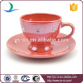 Ceramic Red Coffee Set Wholesaler In China